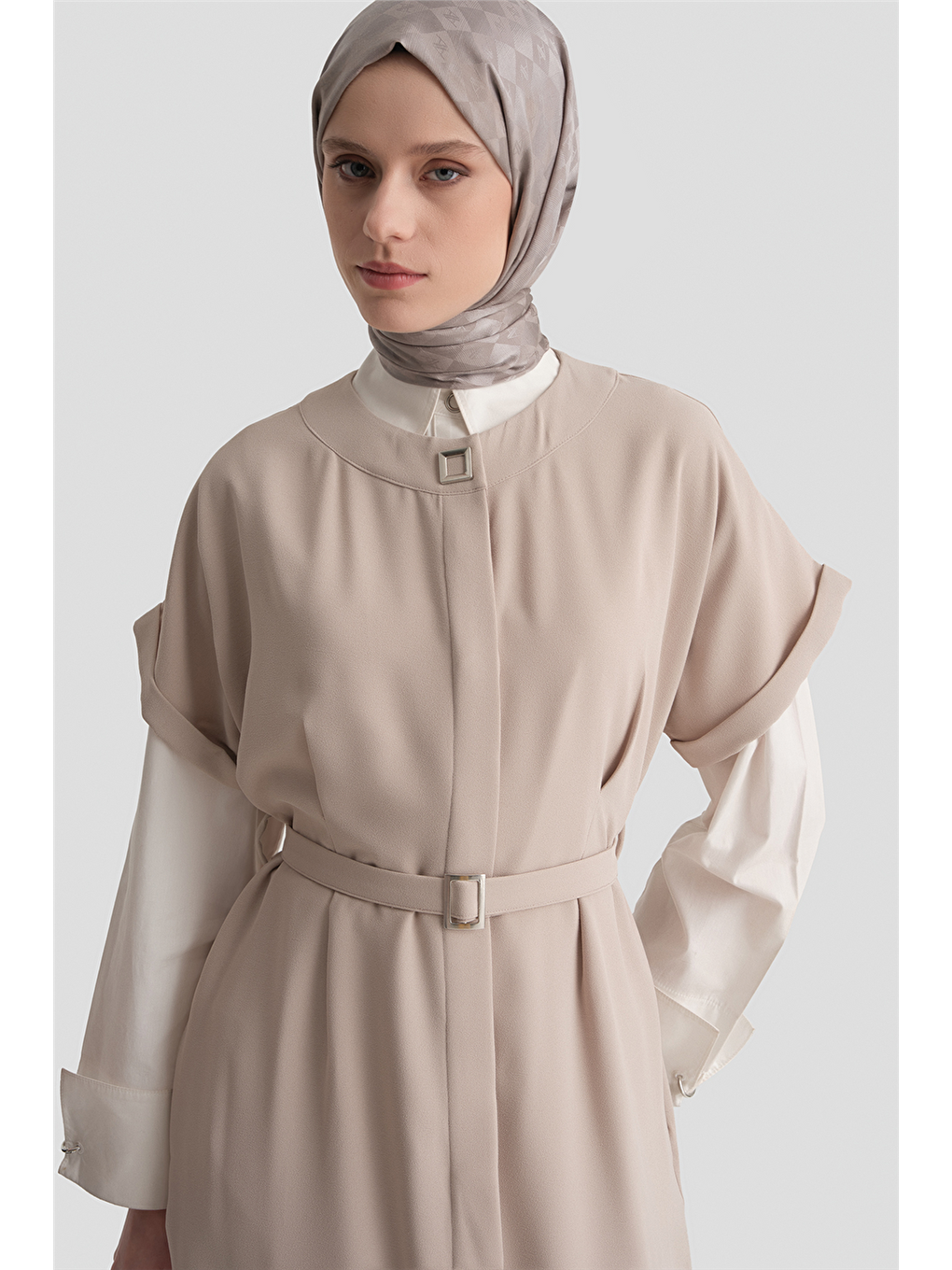 Yelekli Takım Bej-2