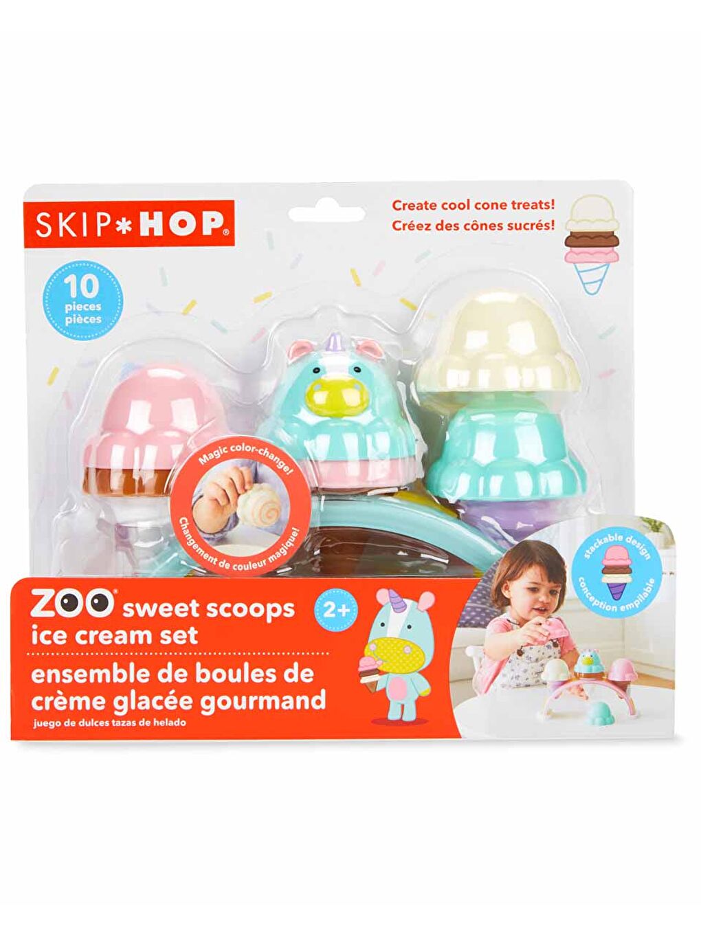 Zoo Oyuncak Dondurma Seti 10 Parça Set 2 Yaş+-10