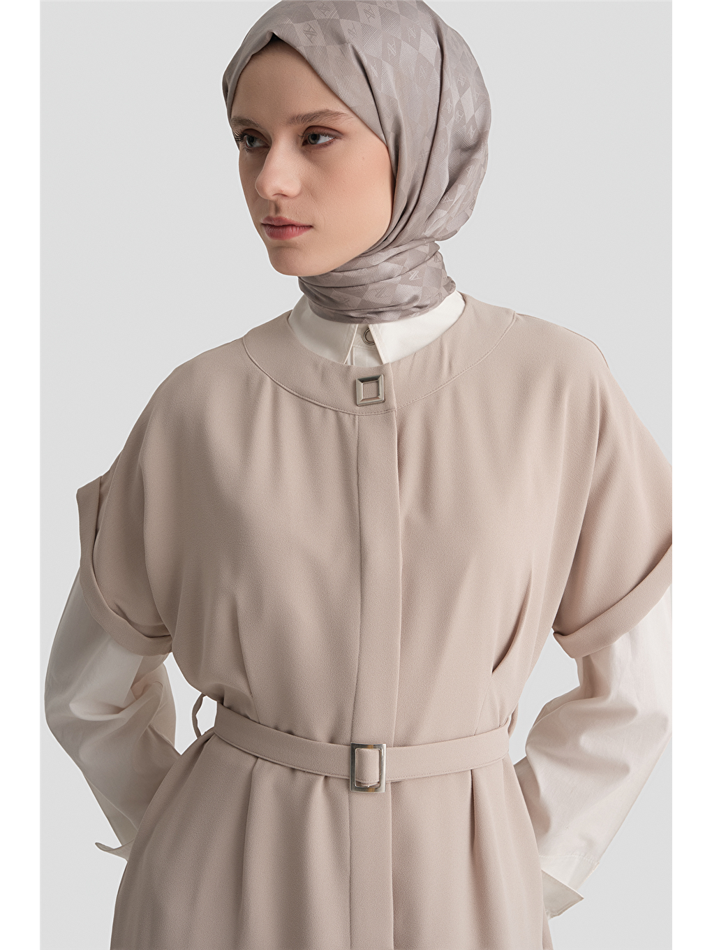 Yelekli Takım Bej-3