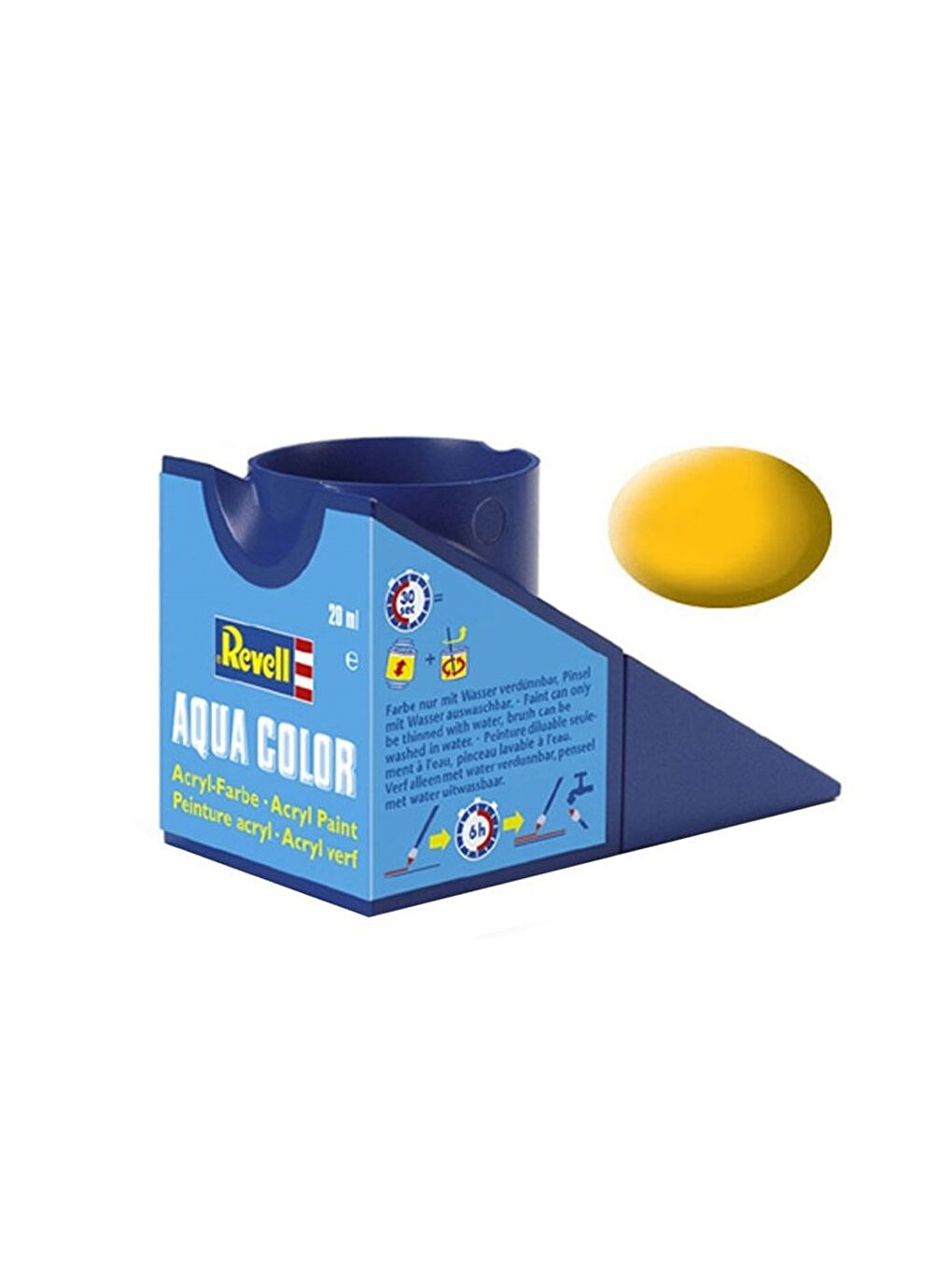 Revell Su Bazlı Maket Boyası 20 ml Yellow Mat 36115