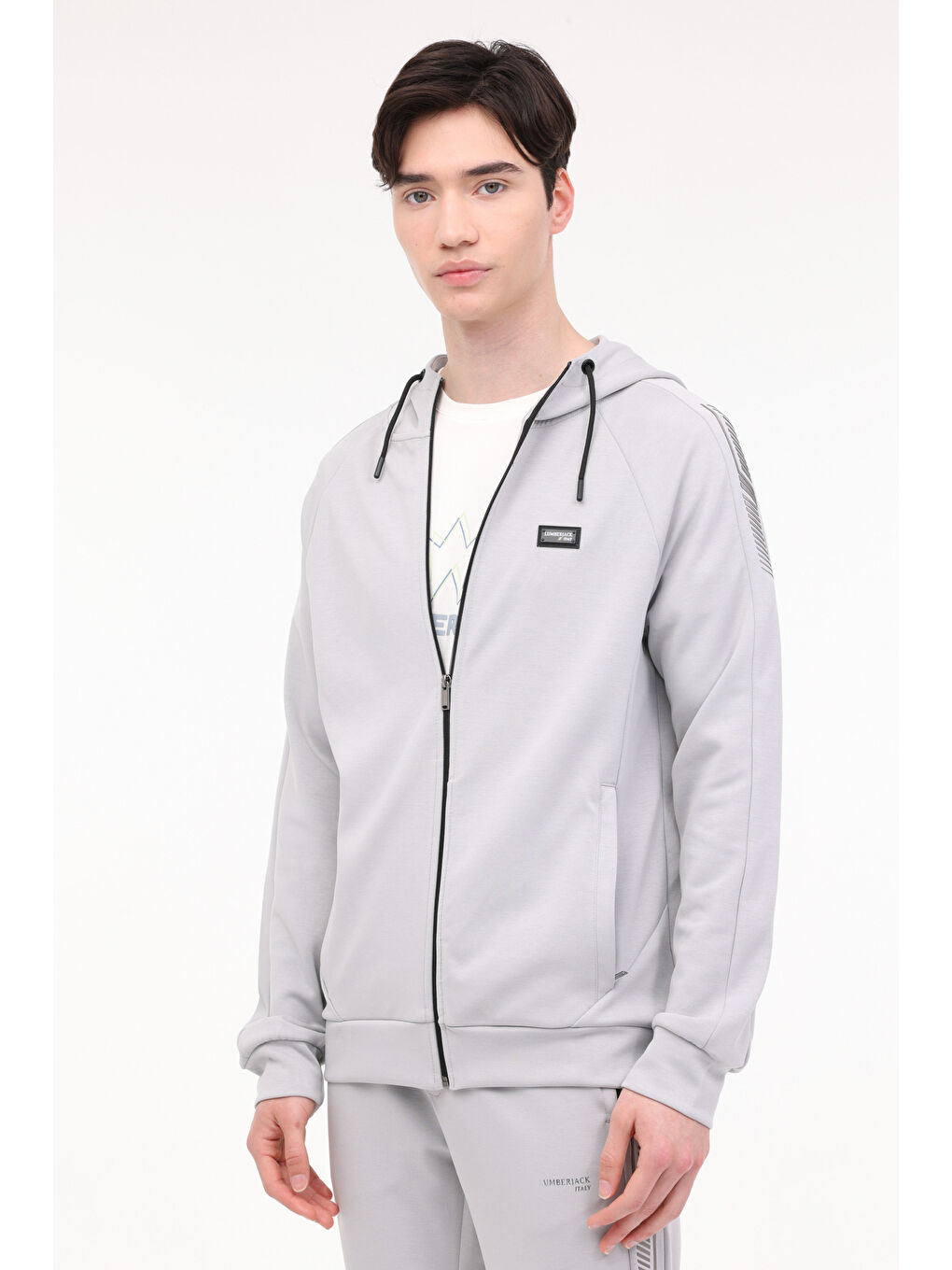 Gri ML HARVES 18ITL1125 4FX GRI Erkek Eşofman Üstü