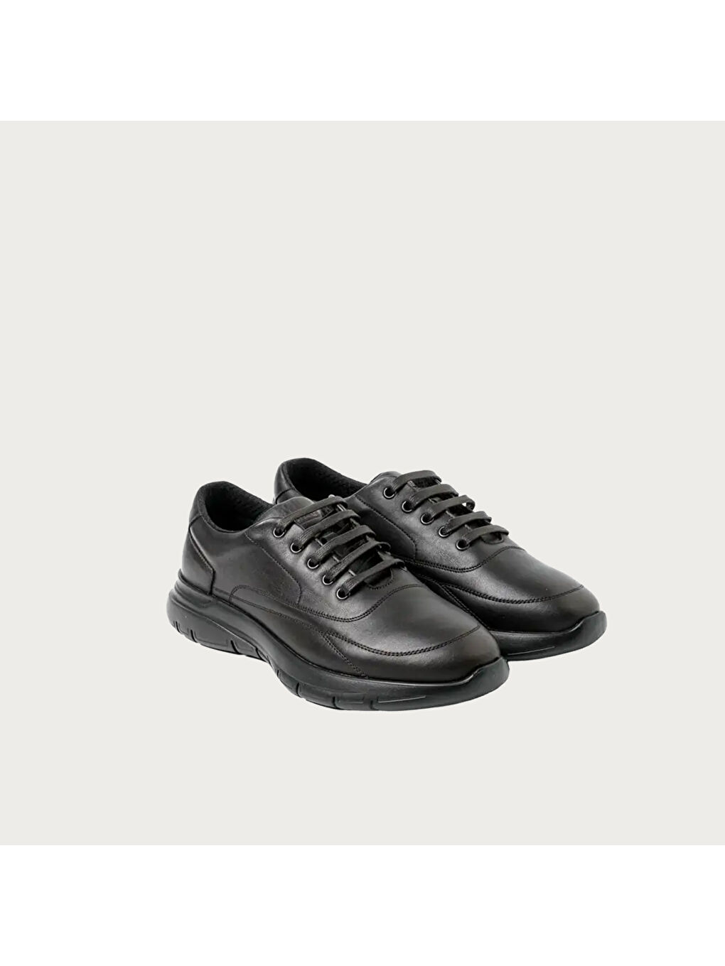 Kahverengi Erkek Sneaker 09L3 SURF Leather Chocolat-2