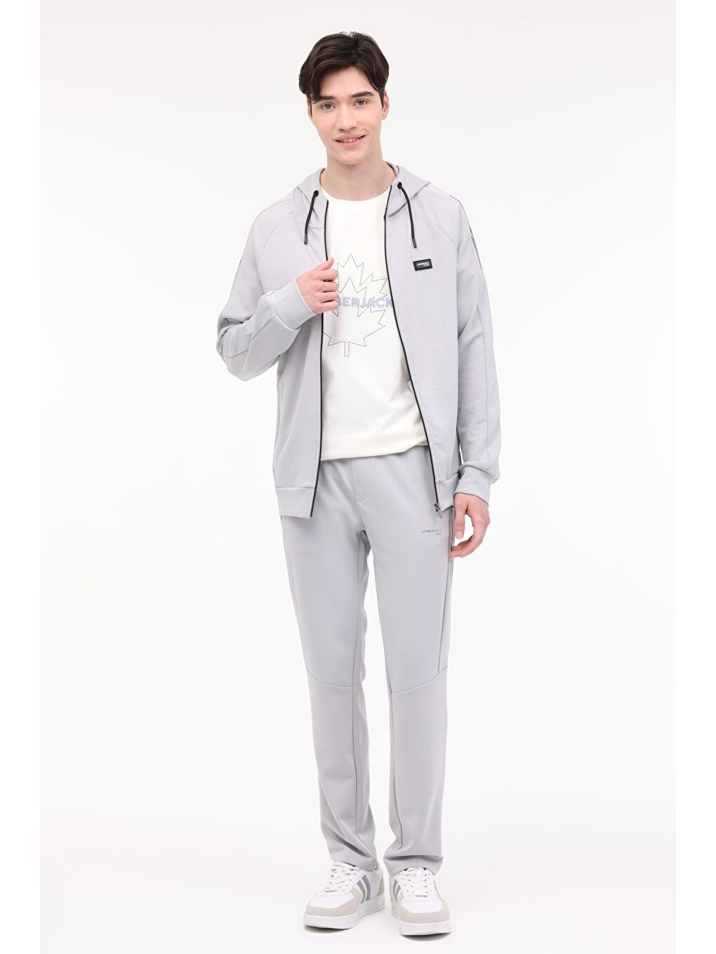 Gri ML HARVES 18ITL1125 4FX GRI Erkek Eşofman Üstü-2