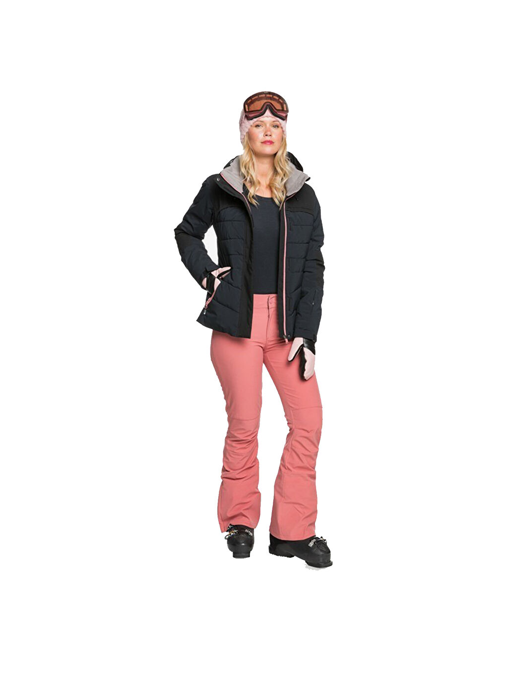 Kadın Snowboard Pantolonu Creek J Pembe-6