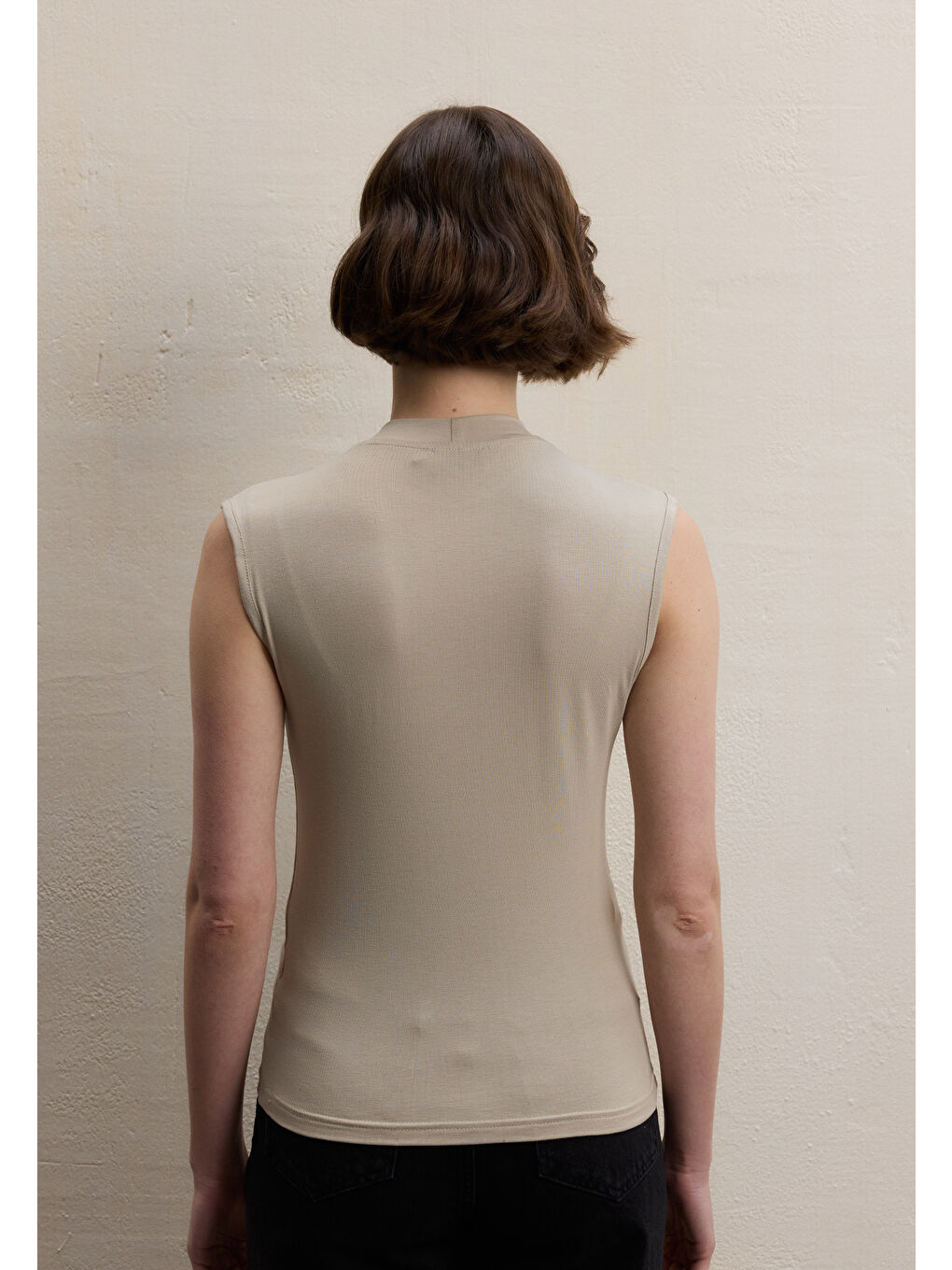 Bej SIFIR KOL BAMBU BODY TAŞ-2