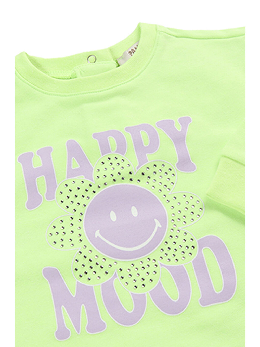 Kız Bebek Baskılı Yeşil Sweatshirt-2