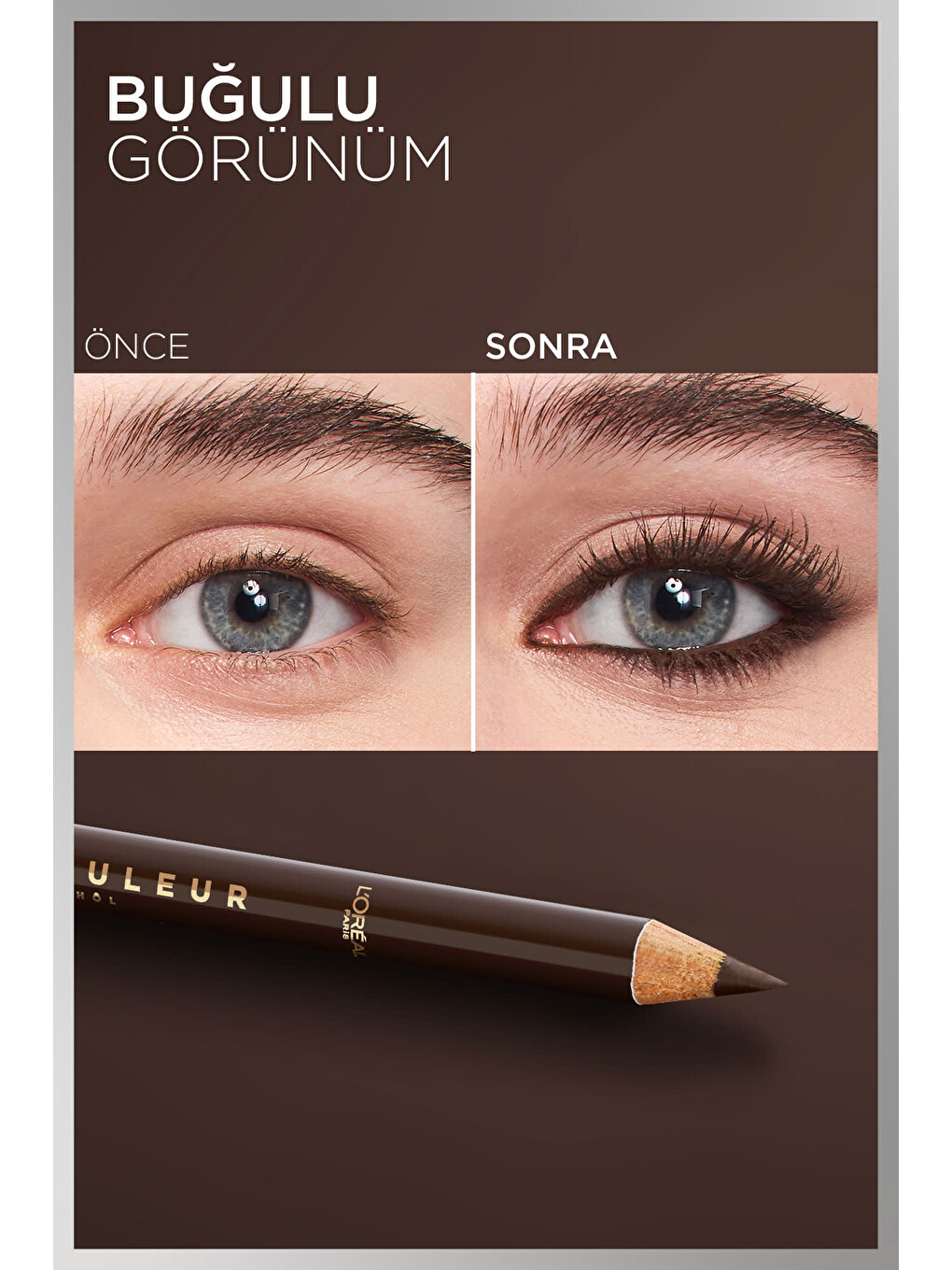 L'oréal Paris Haute Couleur Göz Kalemi - 120 Brun Leather-2