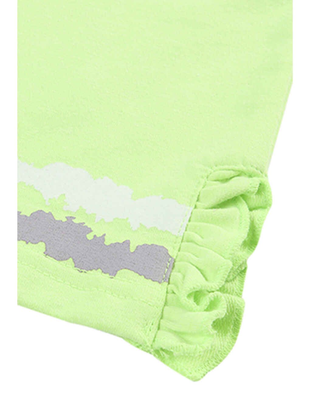 Kız Bebek Baskılı Yeşil Sweatshirt-3