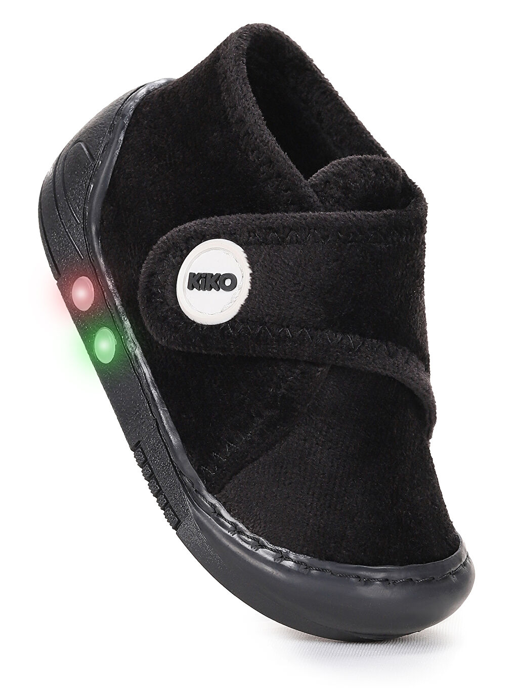 Siyah Petri Günlük Işıklı Erkek Bebek Ev Okul Kreş Panduf