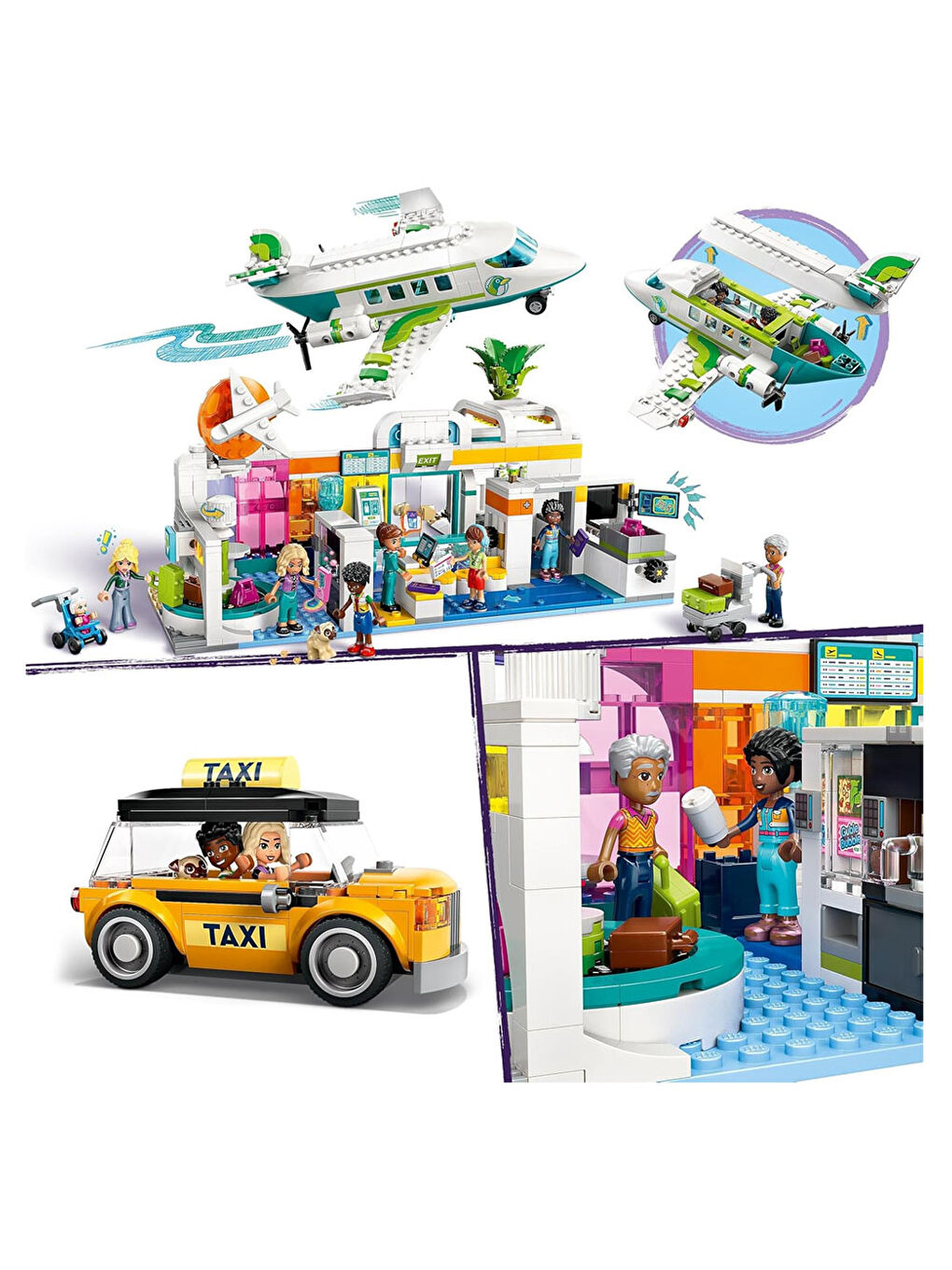 Friends Heartlake City Havaalanı ve Uçak 42656-1