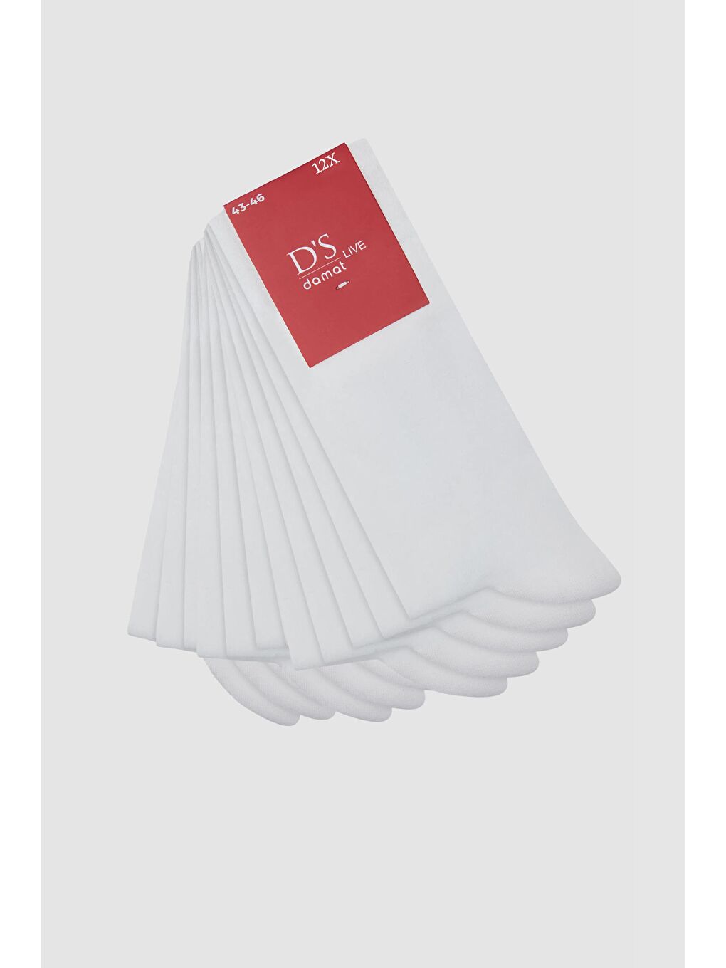 Ds Damat Beyaz 12'Li Çorap