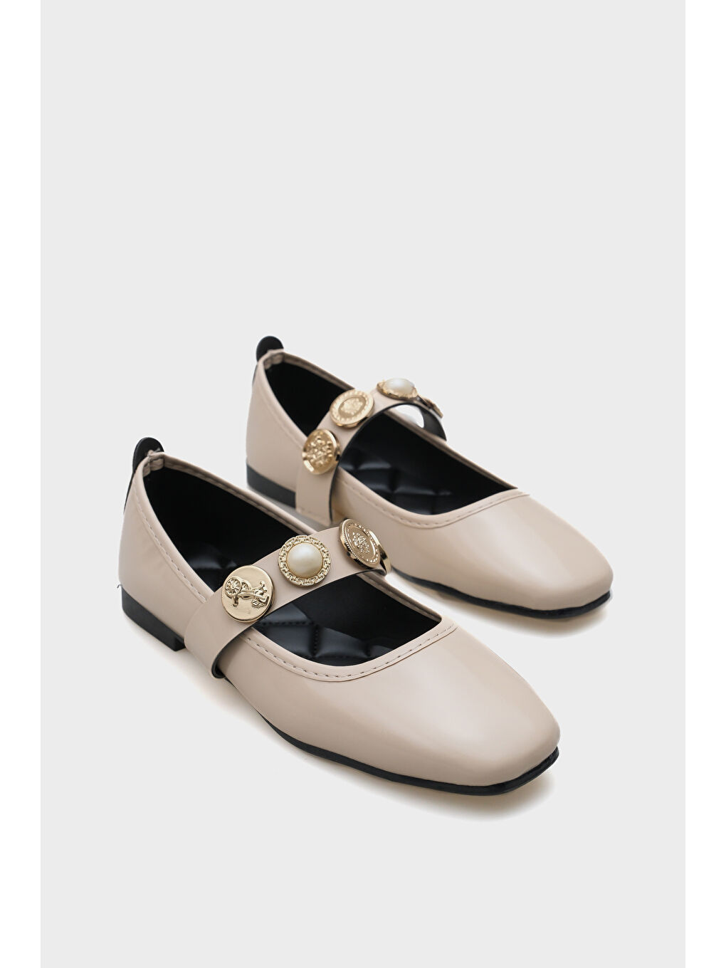 Bej Mimi Kadın Babet-1