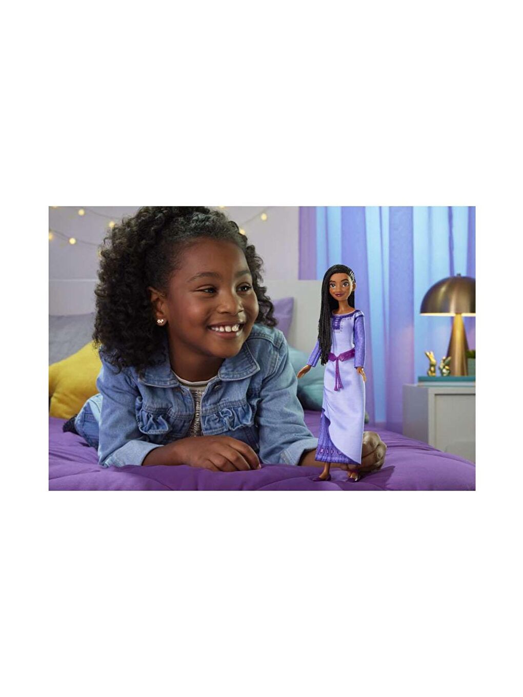 DISNEY Karışık Wish Asha Figür Bebek HPX23 - 2