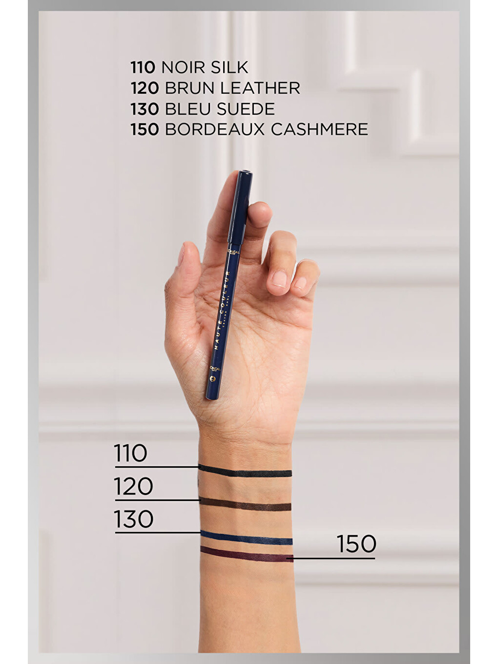 L'oréal Paris Haute Couleur Göz Kalemi - 110 Noir Silk-5