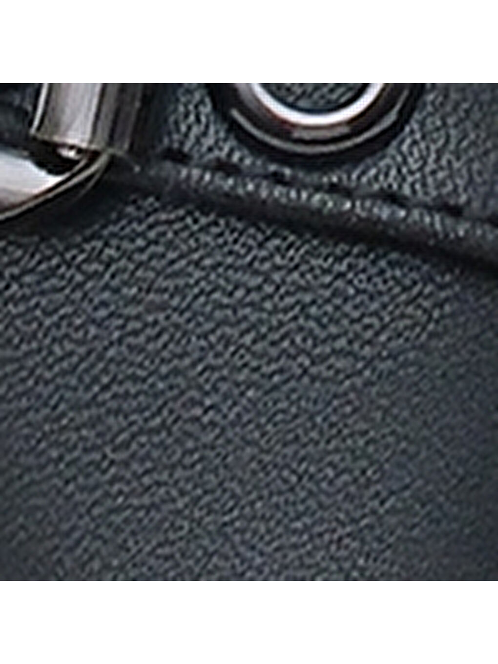 Siyah Krissie Sivri Burunlu Kısa Topuklu Metal Aksesuarlı Kadın Babet-6