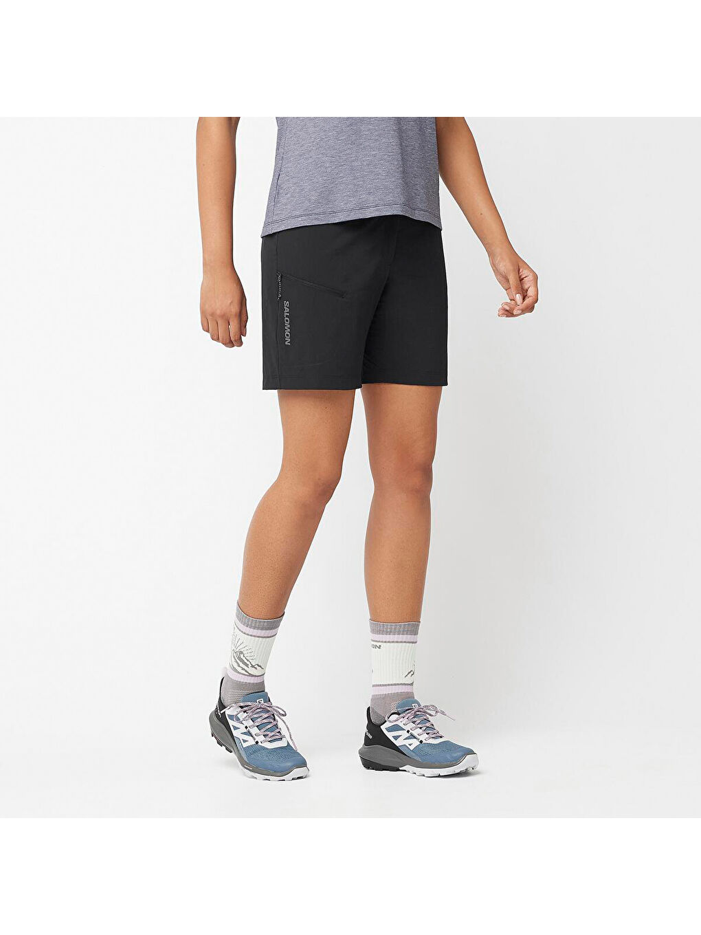 Wayfarer Shorts Kadın Siyah Şort-4