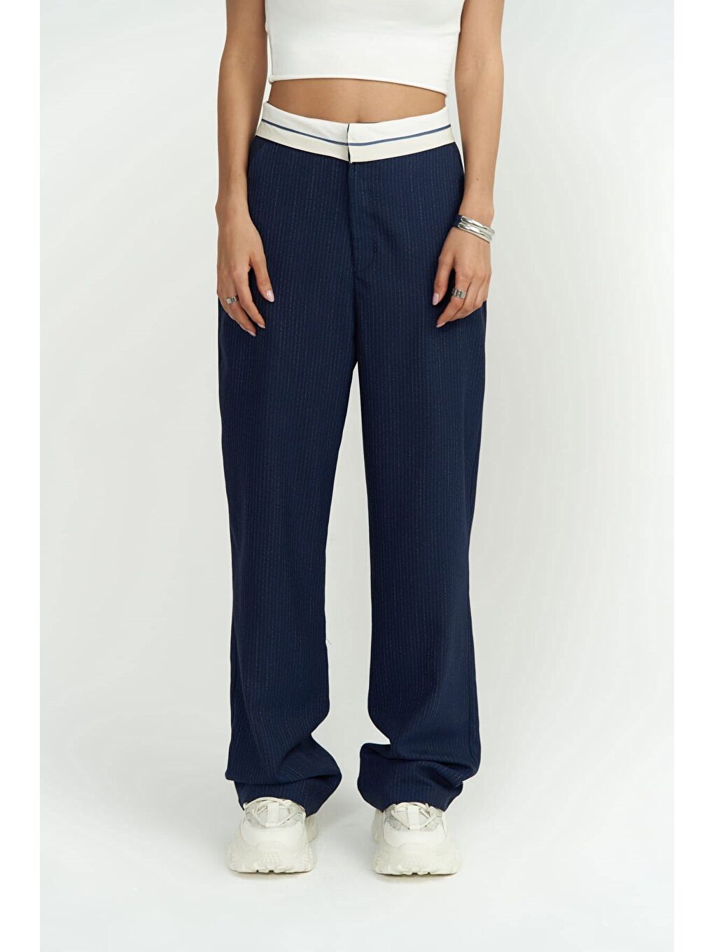 İndigo Zelmira Ters Kemer Indigo Pantolon-3