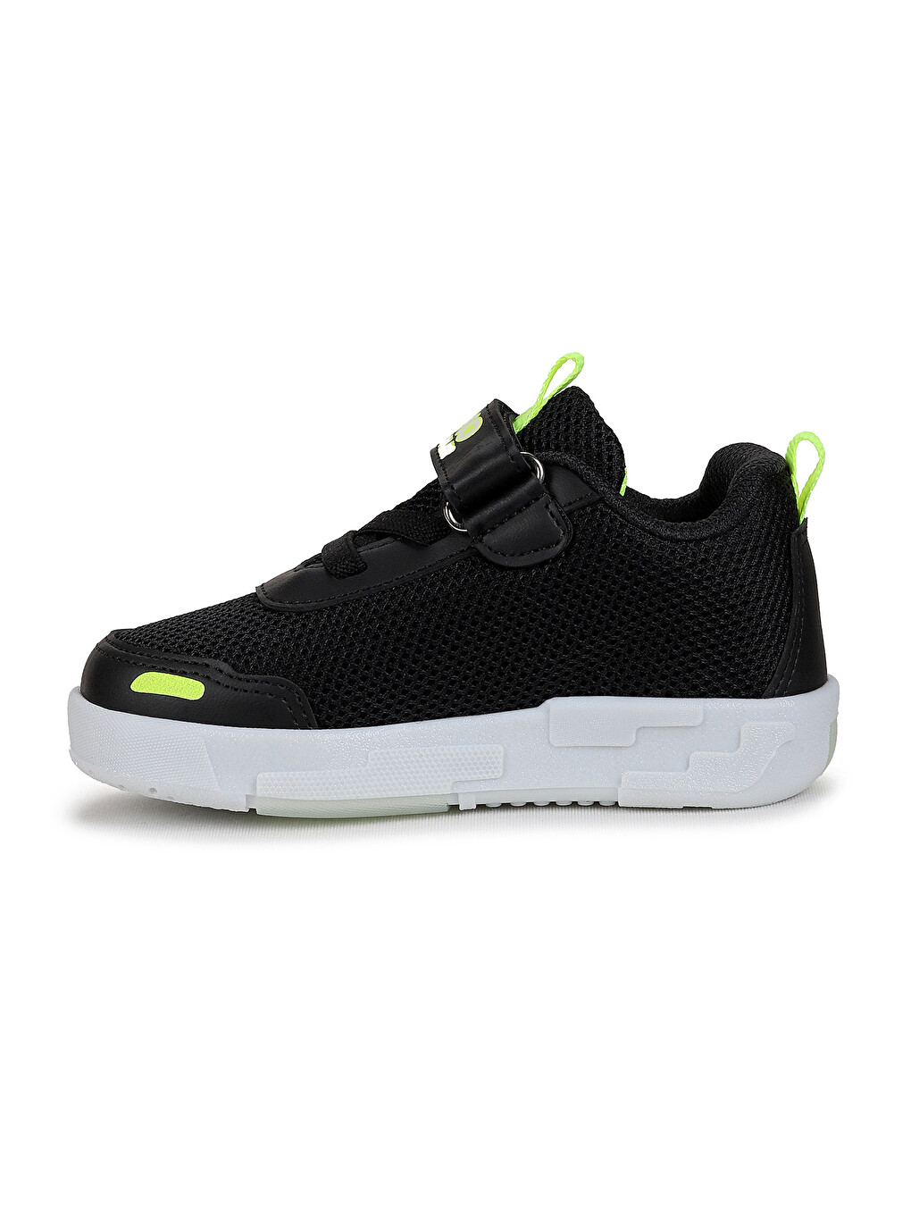 Siyah Scarpe Cırtlı Işıklı Erkek Bebek / Çocuk Spor Ayakkabı-5