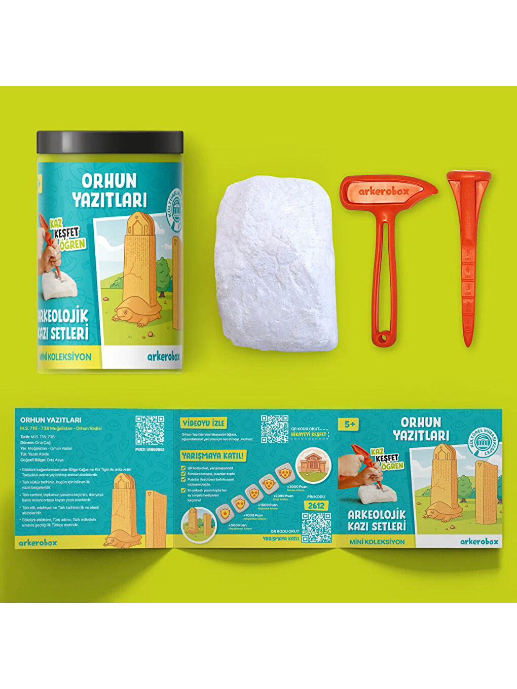 Orhun Yazıtları Mini Kazı Seti-1