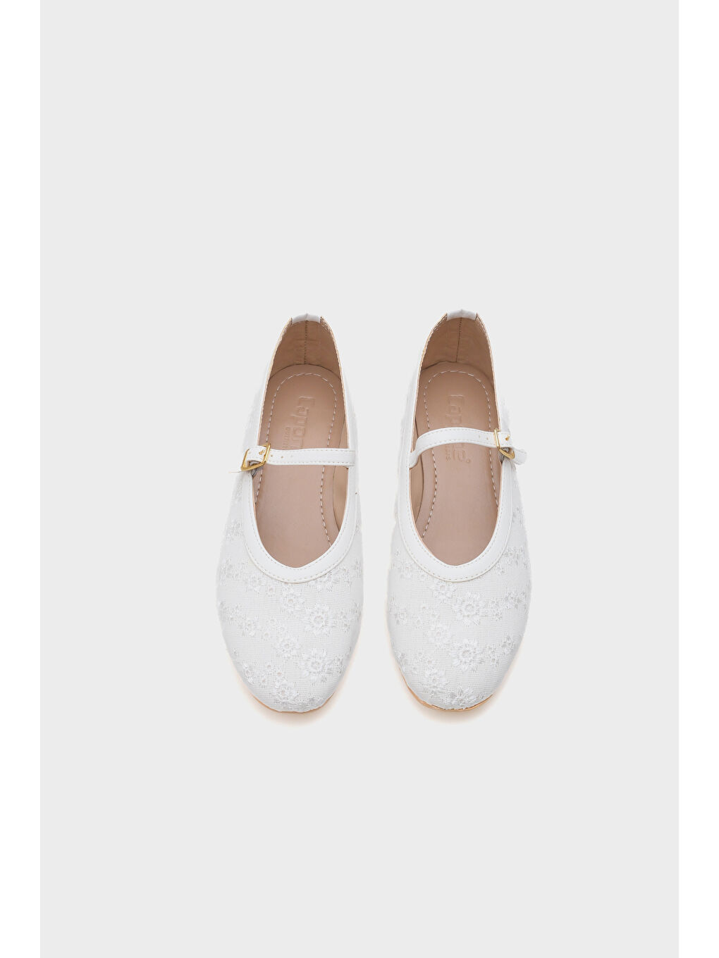 Beyaz Carleen Kadın Babet-2