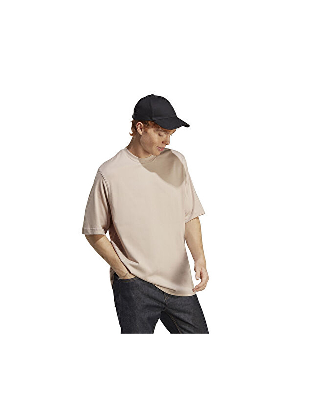 M Caps Tee Erkek Günlük Tişört Ic4101 Bej-2