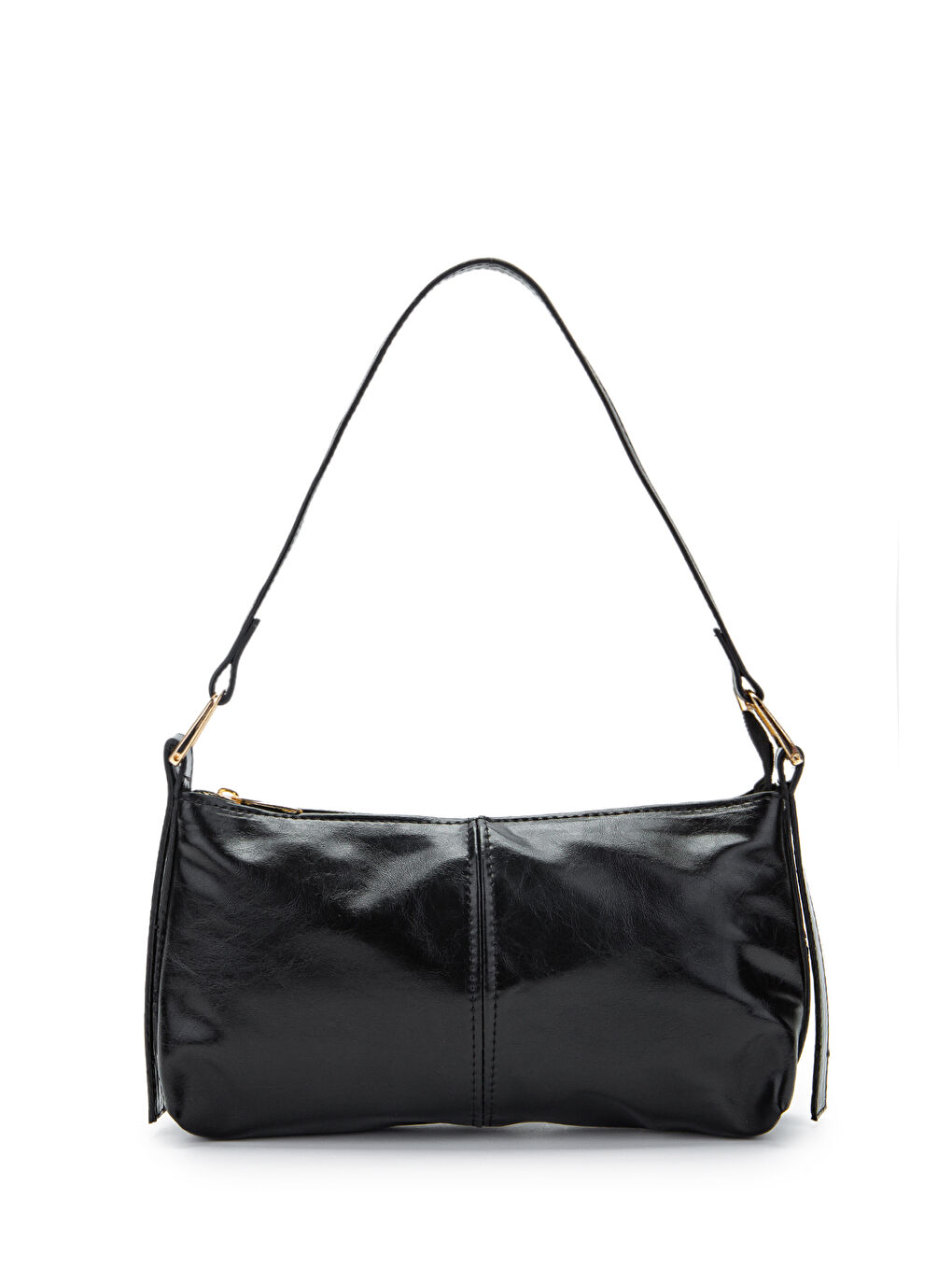 Suni Deri Baget Kadın Kol Çanta Sarah Siyah