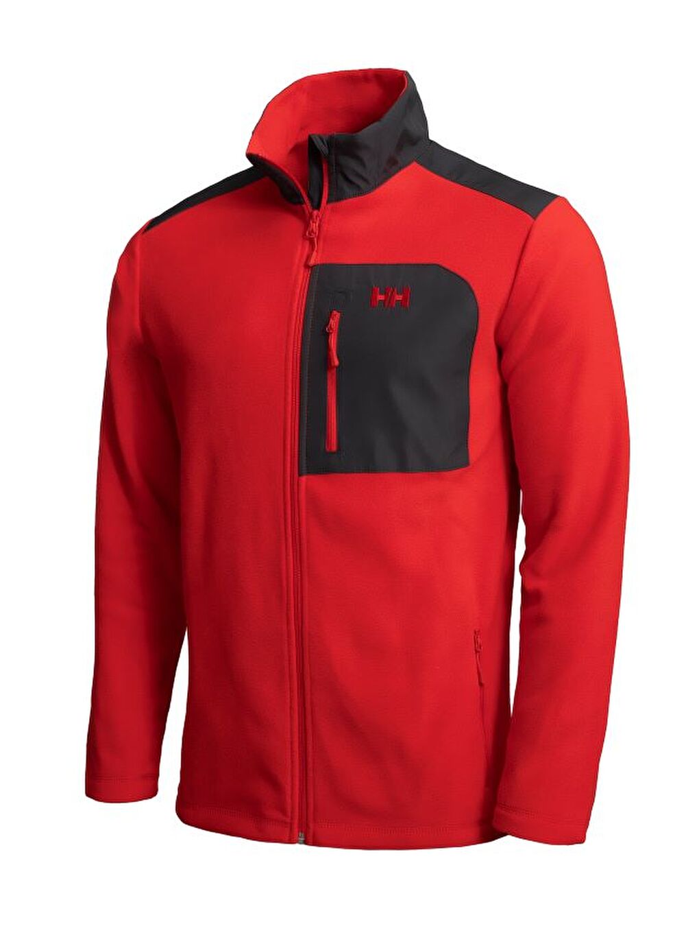 Helly Hansen Kırmızı Block FullZip Erkek Fermuarlı Polar HHA..12009.222