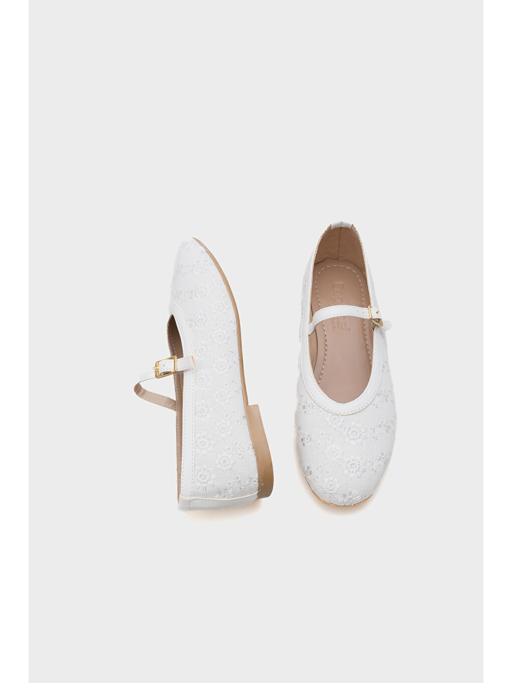 Beyaz Carleen Kadın Babet-5