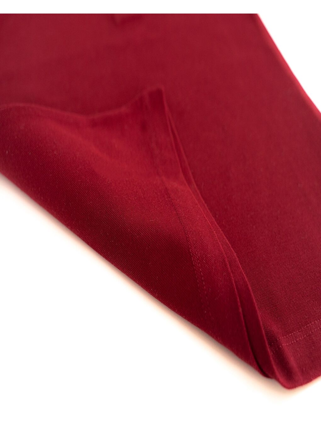 Kırmızı Kız Çocuk Okul Tarz %100 Pamuk T-Shirt -5-17 Yaş AG006-3