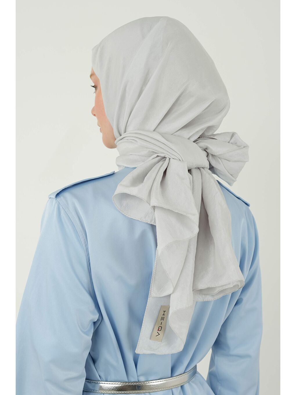 Soft Kraş Şal Buhar Gri-1