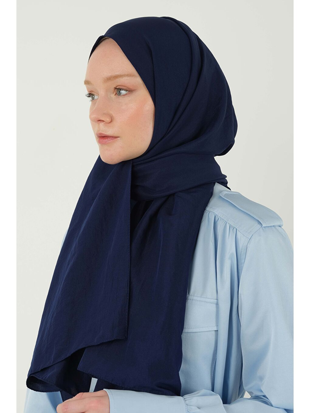 Soft Kraş Şal Gece Mavi