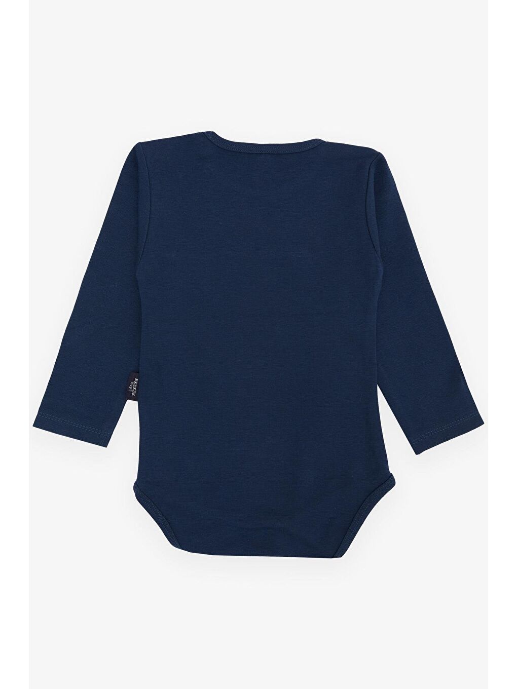 Erkek Bebek Çıtçıtlı Zıbın Body Basic Koyu Lacivert (9 Ay-3 Yaş)-1