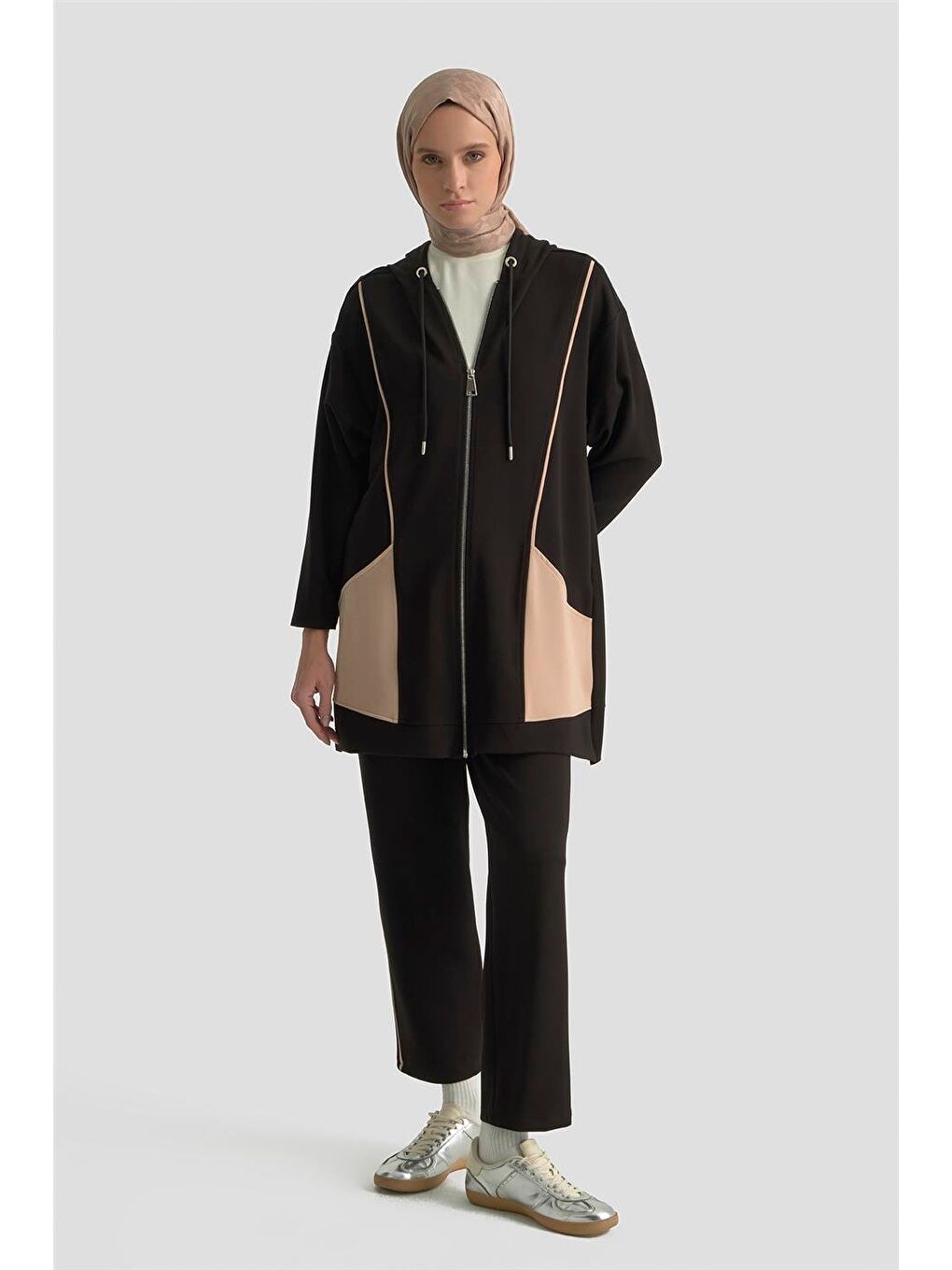 Mixli Örme Takım 25Kd1089 Siyah-1