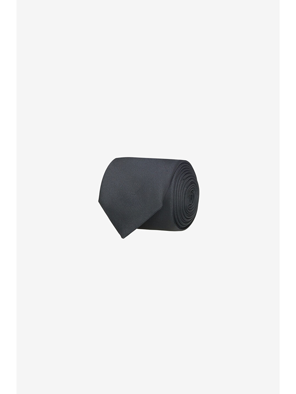 Erkek Siyah Desenli İpek İnce Kravat