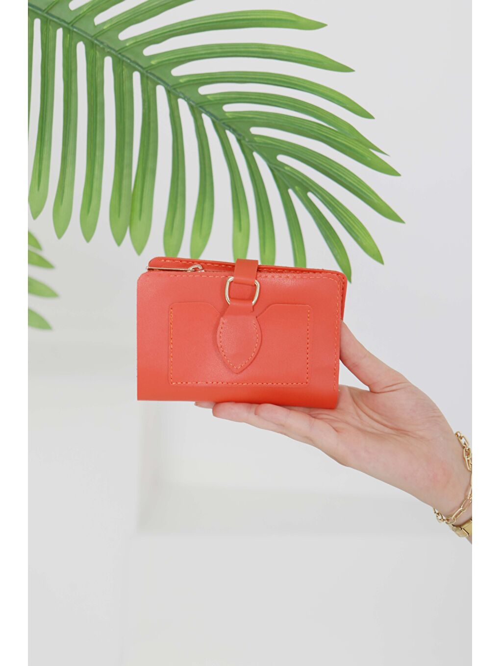 Kadın Turuncu Cüzdan - 27492