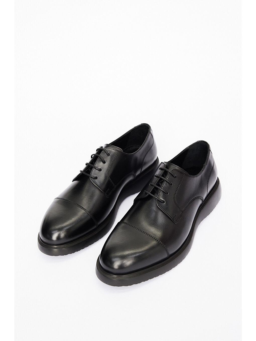 Erkek Siyah %100 Nubuk Rahat Taban Casual Ayakkabı-1