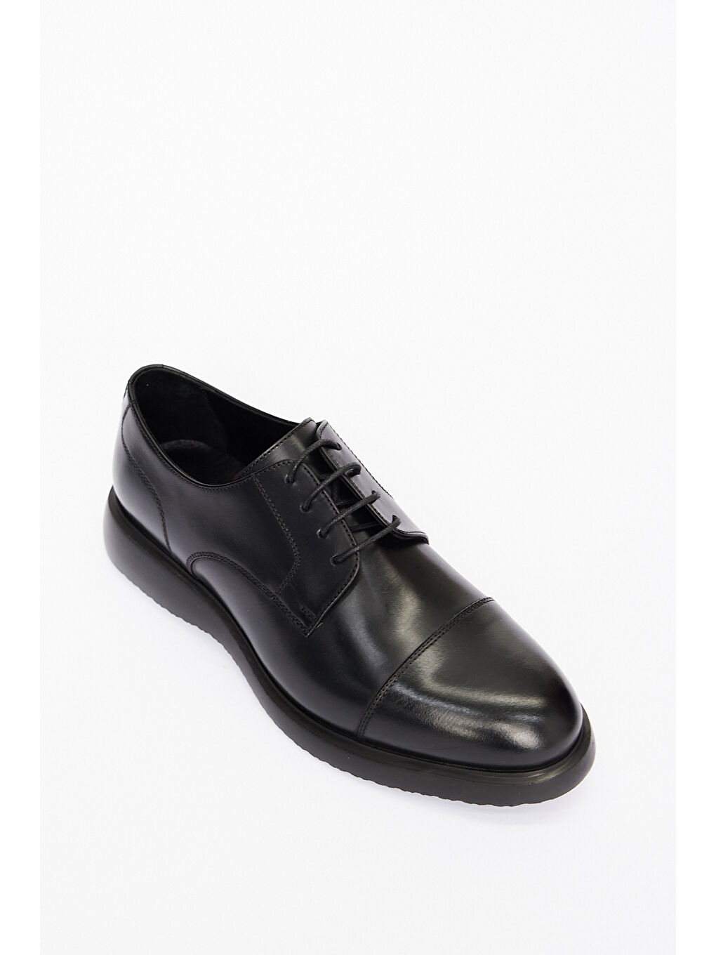 Erkek Siyah %100 Nubuk Rahat Taban Casual Ayakkabı-2