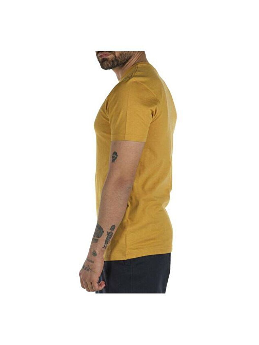 Columbia Sarı CSC M Basic Logo Brushed Erkek Kısa Kollu T-Shirt Hardal CS0287-718 - 2