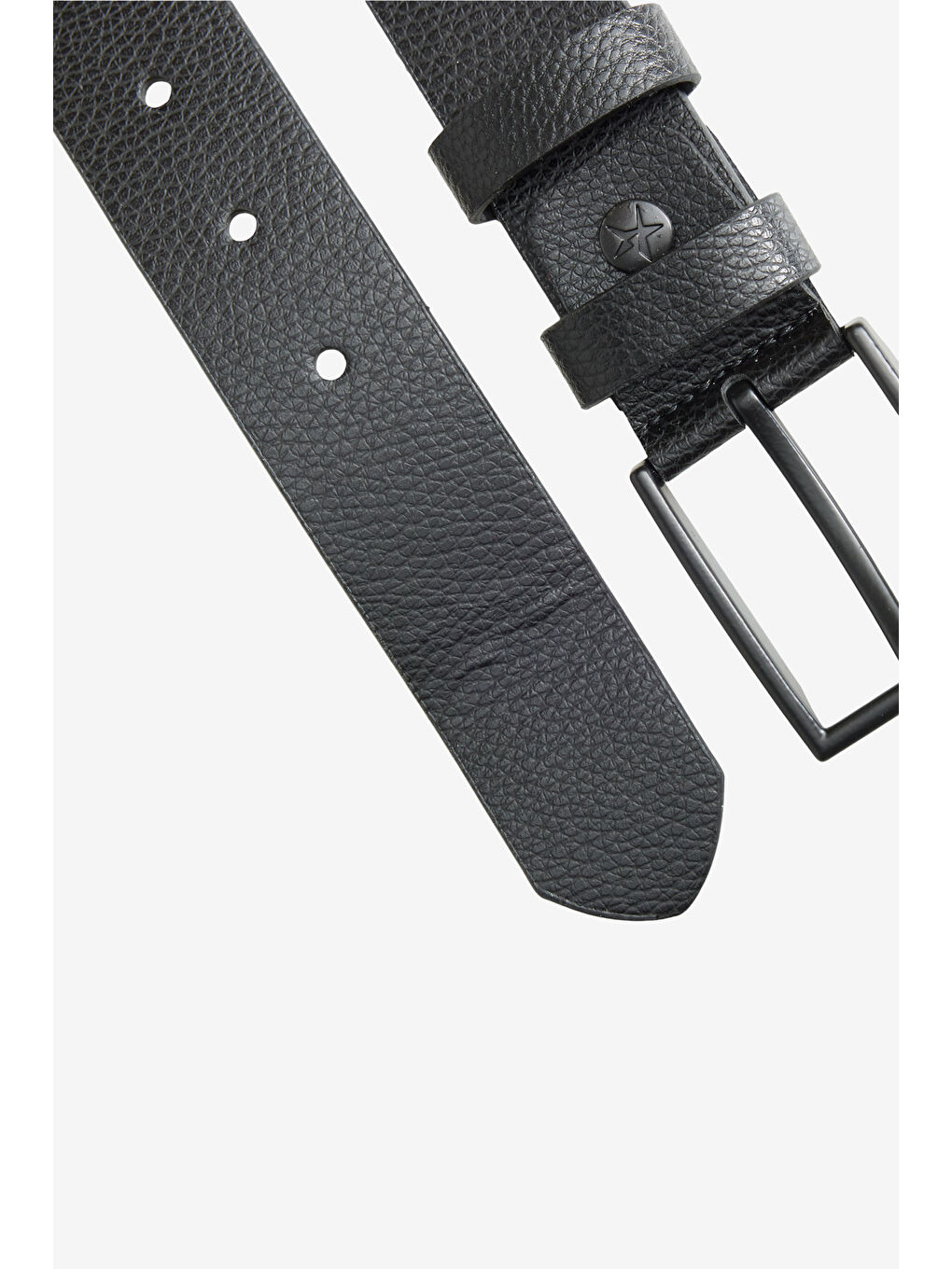 Erkek Siyah Desenli Klasik Kemer-1