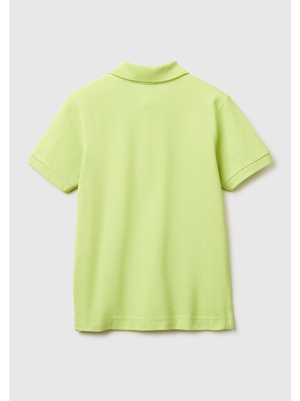 Erkek Çocuk Açık Sarı Logolu Pike Polo T-Shirt-1