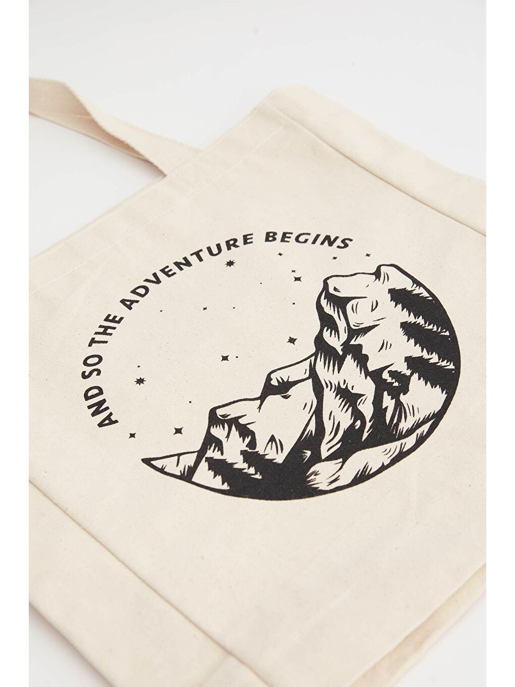 Karışık Baskılı Körüklü Bez Çanta Begıns-3