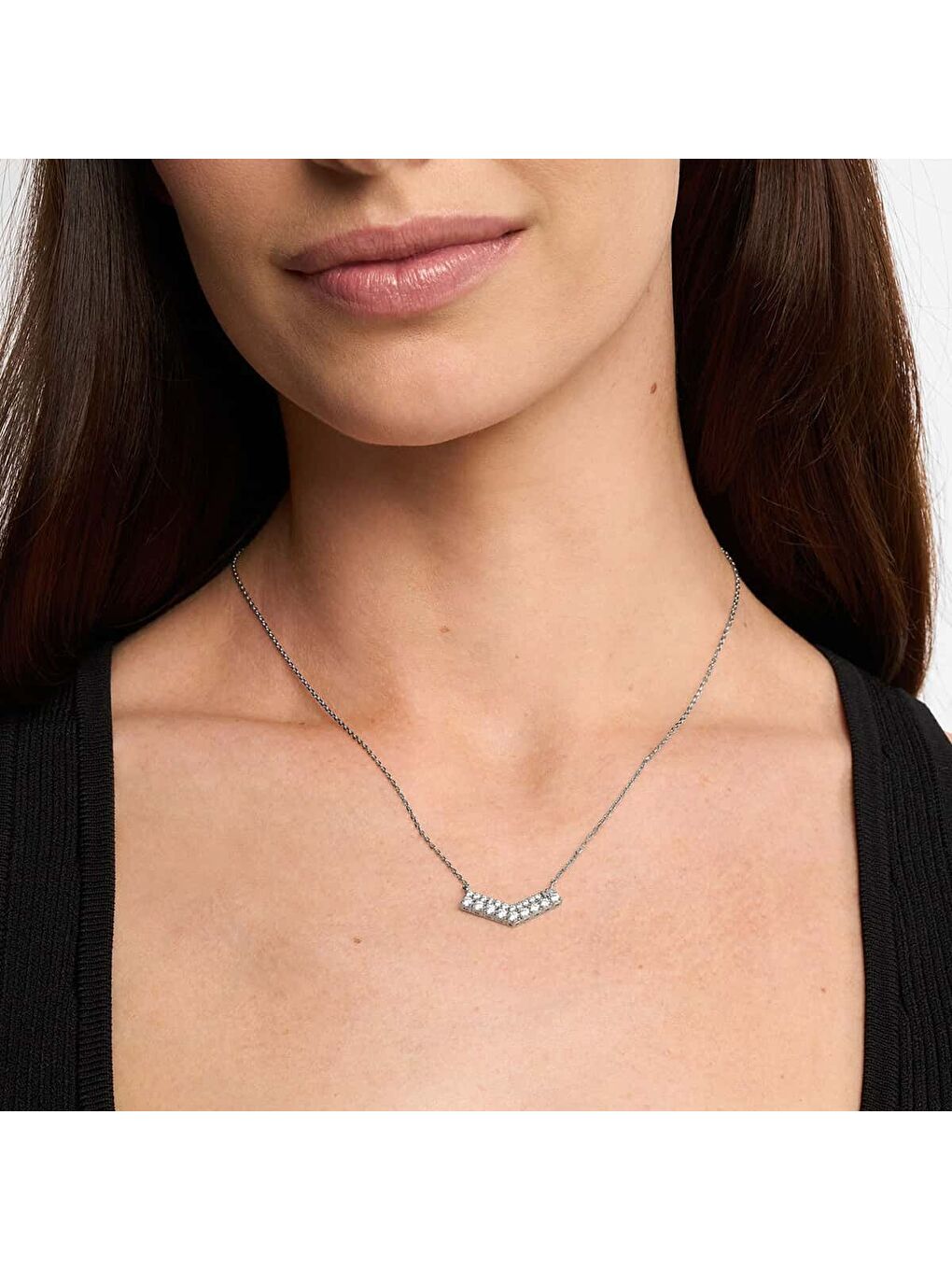 Gri MKJ8516-040 Kadın Kolye-2