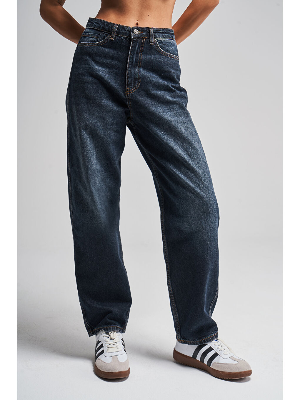 it's basic Mavi Kadın Koyu Jean Rengi 2w423 Relax Fit  100 Pamuk Denim