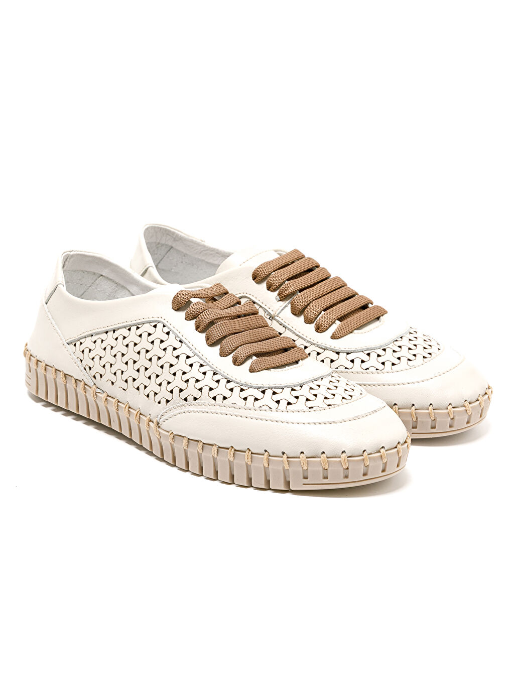 Beyaz Kadın Sneaker 52P1 SOFT Panna (OFF White)-2