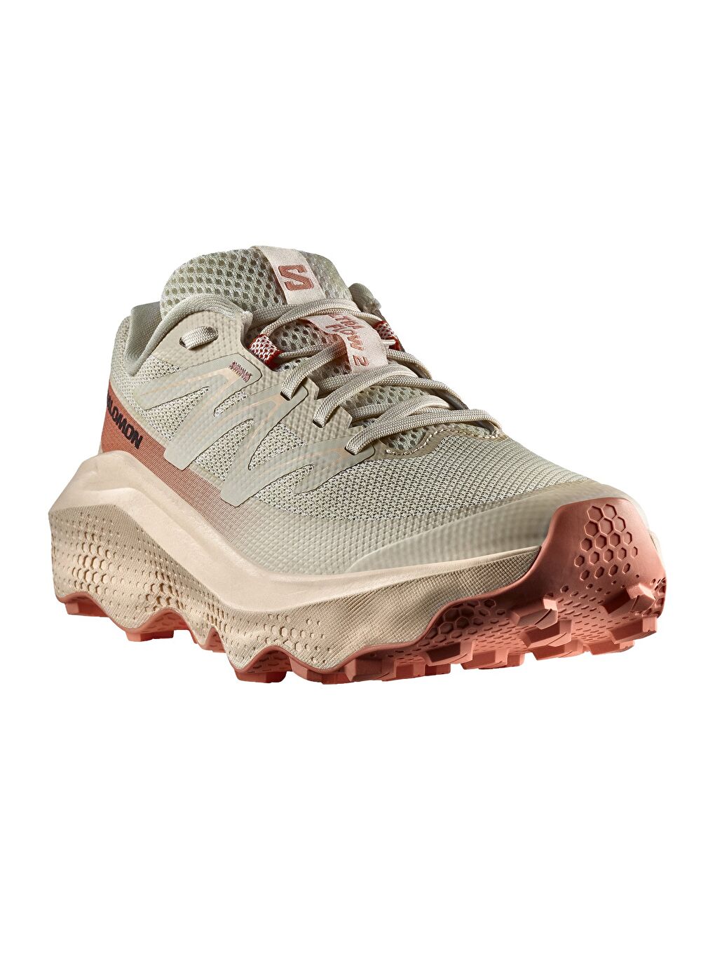 Ekru Ultra Flow 2 Kadın Bej Patika Koşusu Ayakkabısı-2