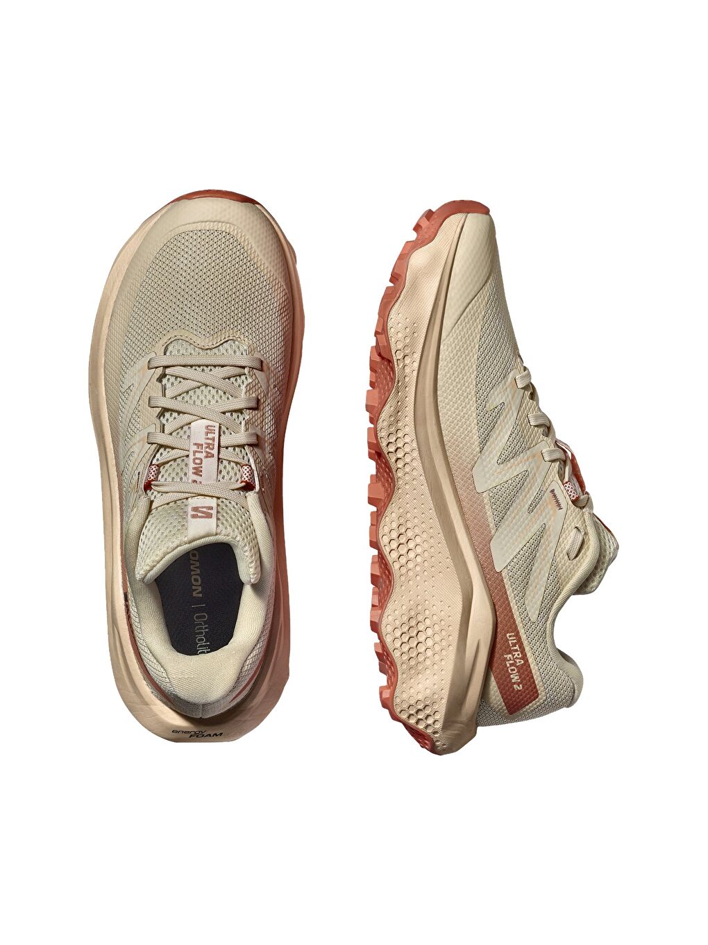Ekru Ultra Flow 2 Kadın Bej Patika Koşusu Ayakkabısı-3