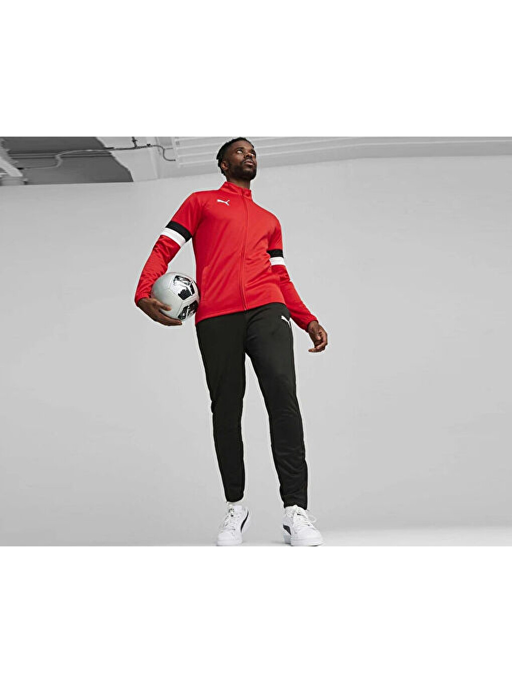 Teamrise Tracksuit Erkek Futbol Antrenman Eşofman Takımı 65865301 Kırmızı-2