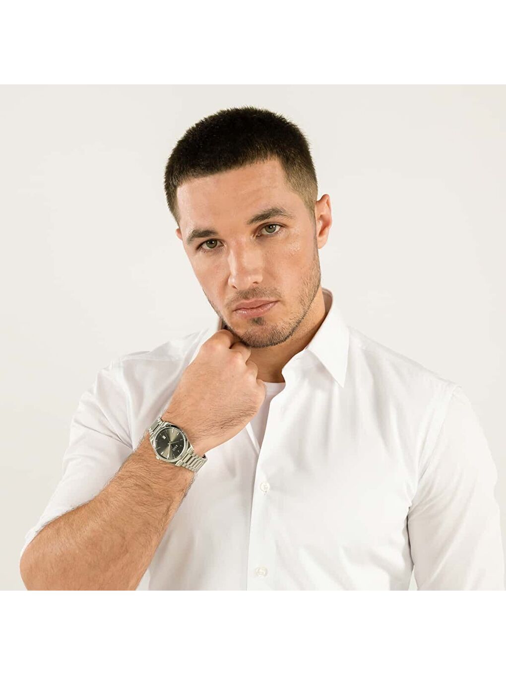 Gri HB1514310 Erkek Kol Saati-4