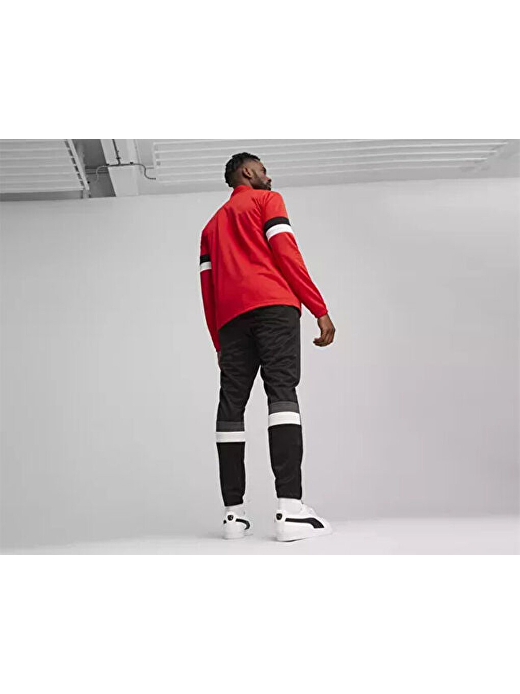Teamrise Tracksuit Erkek Futbol Antrenman Eşofman Takımı 65865301 Kırmızı-3