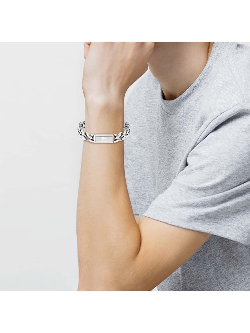 Gri LACJ2040439 Erkek Bileklik-3